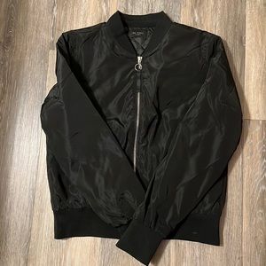 Black Bomber Jacket